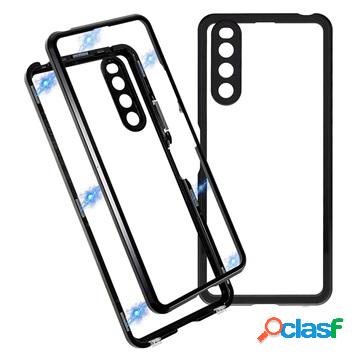 Custodia magnetica per Sony Xperia 10 IV con vetro temperato