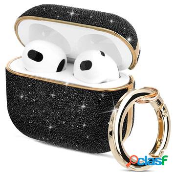 Custodia per AirPods 3 Kingxbar Luxury Series - Nera