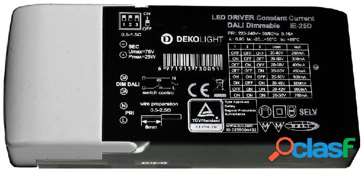 Deko Light BASIC, DIM, Multi CC, IE-25D Driver per LED