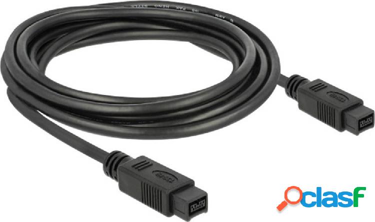 Delock FireWire Cavo [1x Spina Firewire (800) a 9 poli - 1x