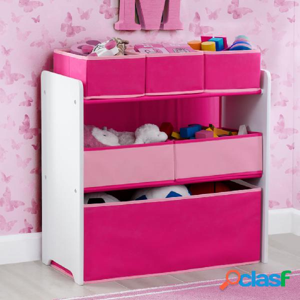Delta Children Organizer per Giocattoli 6 Vani Design and