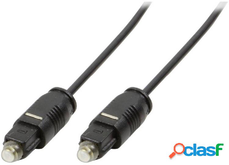 Digital Audio Cavo LogiLink Toslink 5.00 m Nero (opaco)