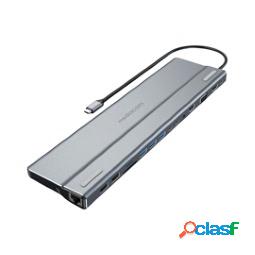 Docking station - USB-C A 2 HDMI - 100 W - Mediacom (unit