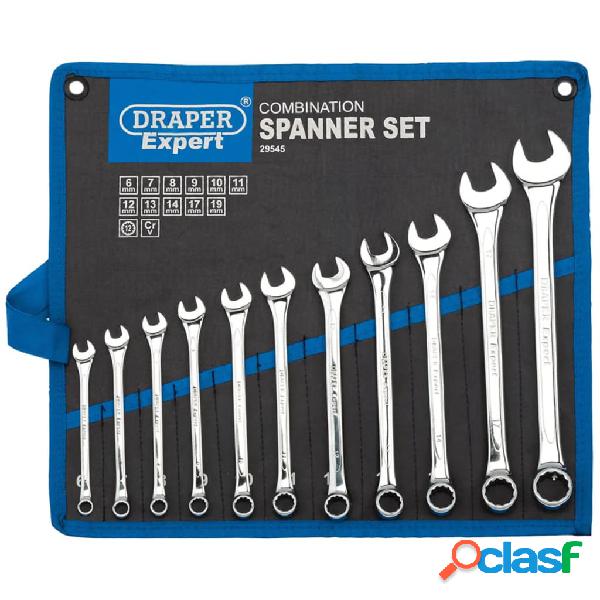 Draper Tools 11 Pezzi Set Chiavi Inglesi Misure Metriche