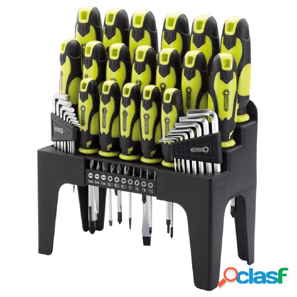 Draper Tools Set 44 Pz Cacciaviti Brugole e Punte Verde