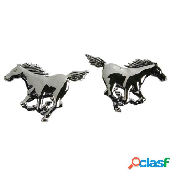 Emblema 3D Mustang Style running horses - LAMPA