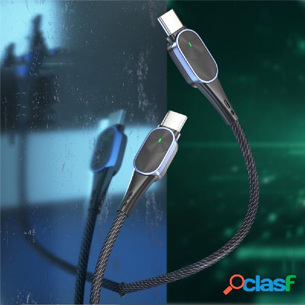 Essager Type C Cavo dati LED Indicatore Ricarica rapida per