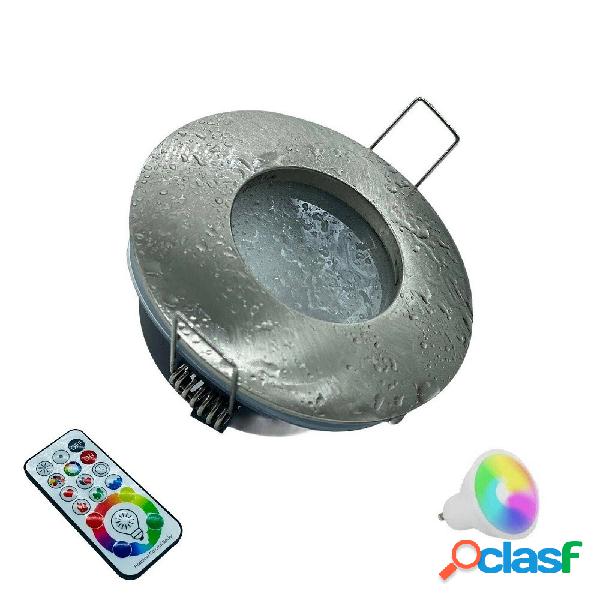 FARETTO A LED DA INCASSO PER BAGNO BOX DOCCIA LAMPADA RGBW