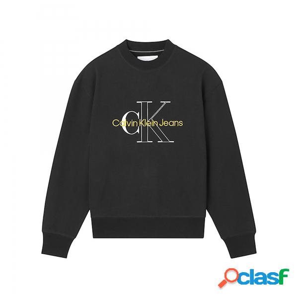 Felpa ampia con monogramma di Calvin Klein Calvin Klein -