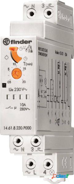 Finder 14618230P000 Relè temporizzatore luci scale