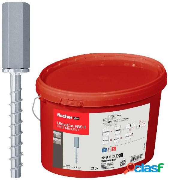 Fischer 563927 UltraCut FBS II 6x35 M8/M10 I Eimer(240) Vite