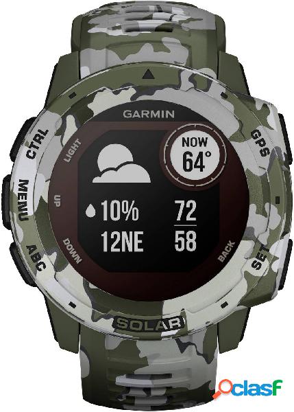 Garmin Instinct Solar Camo Smartwatch 45 mm Verde Mimetico