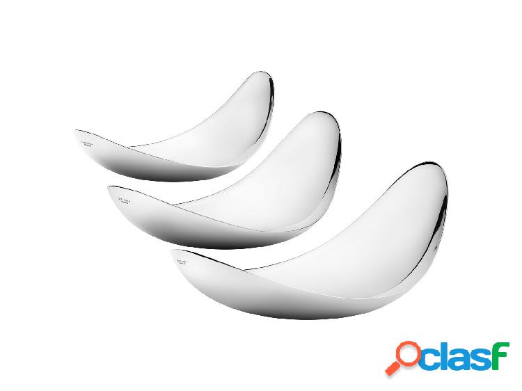 Georg Jensen Leaf Mirror Ciotole Set, 3 pcs