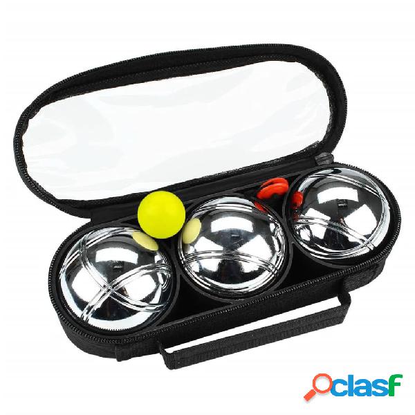 Get & Go Set da Pétanque IV 3 Bocce Argento COD