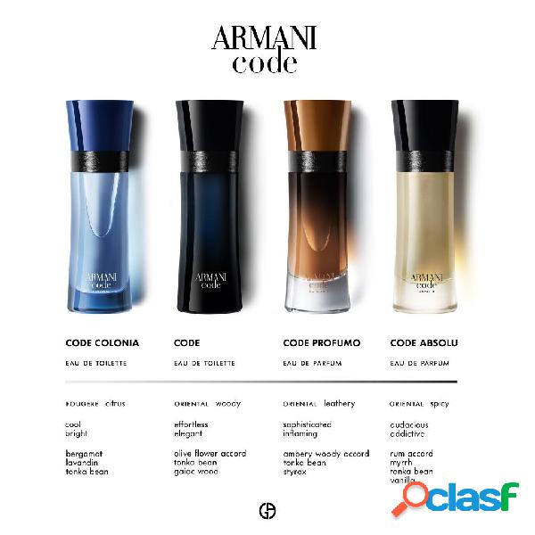 Giorgio armani armani code profumo eau de parfum 110 ml