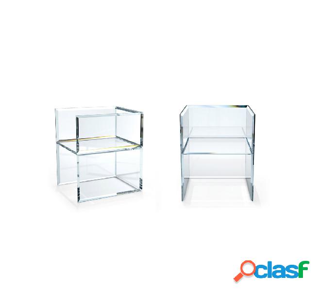 Glas Italia Prism Glass Chair Sedia