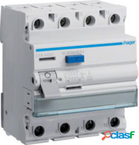 Hager CFA440D CFA440D Interruttore differenziale di