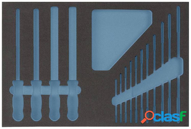 Hazet 163-55L 163-55L Inserto in schiuma (L x L) 519 mm x