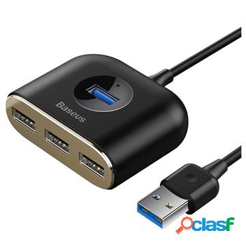 Hub USB Baseus quadrato rotondo con interfaccia di