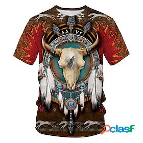 Inspired by American Indian T-shirt Anime Native American