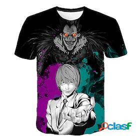Inspired by Death Note Cosplay 100% Polyester Anime Cartoon