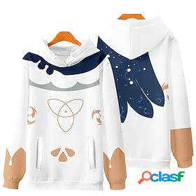 Inspired by Genshin Impact Cosplay Paimon 100% Polyester