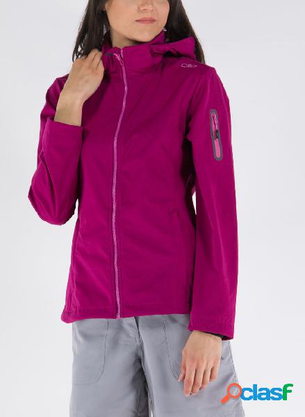 JACKET LIGHT SOFTSHELL CON CAPPUCCIO OUTDOOR