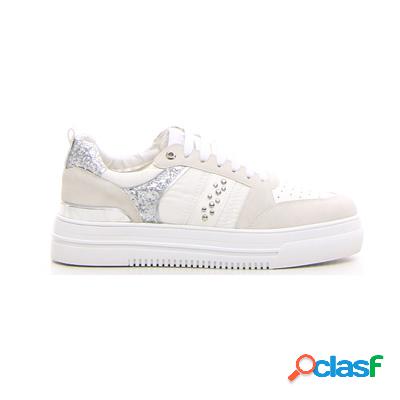 KHARISMA Sneaker con platform - bianco argento