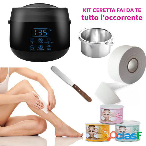 KIT CERETTA FAI DA TE CERA SCALDACERA FORNELLO ROTOLO MIELE