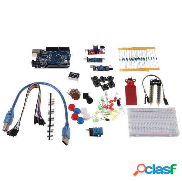 Kit base per kit fai da te UNOR3 - Scheda R3 Breadboard +