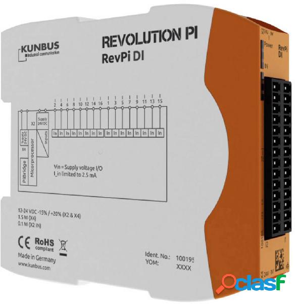 Kunbus RevPi DI PR100195 Modulo espansione PLC 24 V