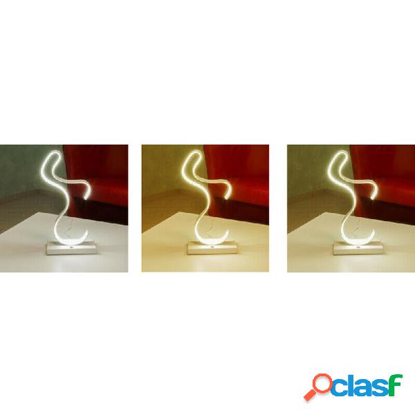 LAMPADA DA COMODINO CURVA LUME 10W LUMINO MODERNO LUCE