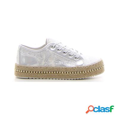 LAURA BIAGIOTTI Sneaker con platform - bianco