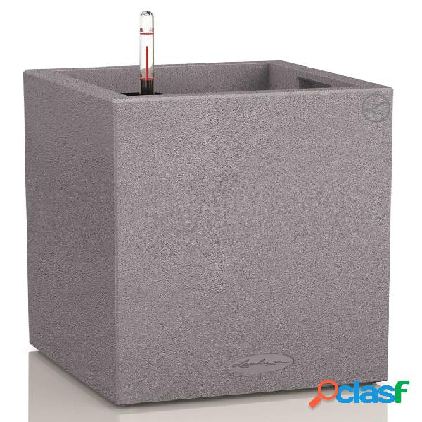 LECHUZA Fioriera Canto Color Square 40 ALL-IN-ONE Grigia