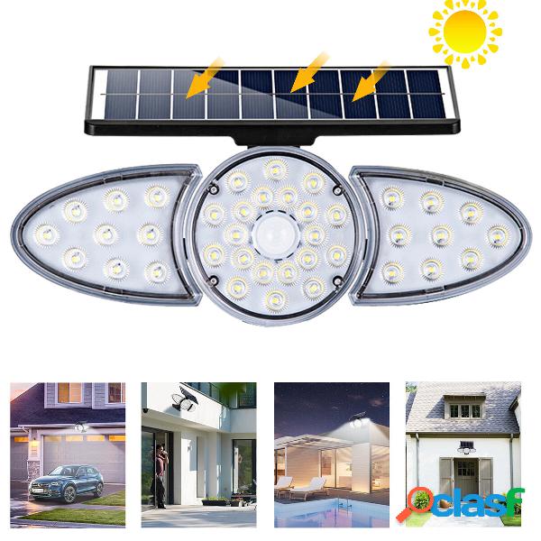 LED solare Lampada da parete Testa regolabile IP65