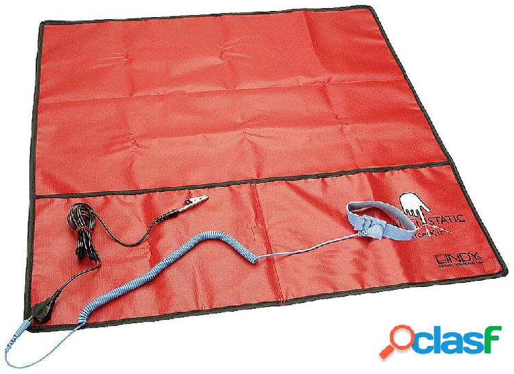 LINDY Kit di manutenzione ESD Rosso (L x L) 600 mm x 600 mm
