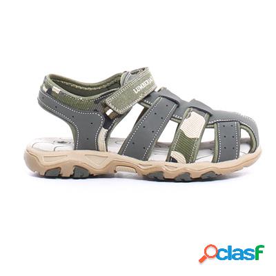 LUMBERJACK KIDS Levi sandalo chiuso bambino - verde militare