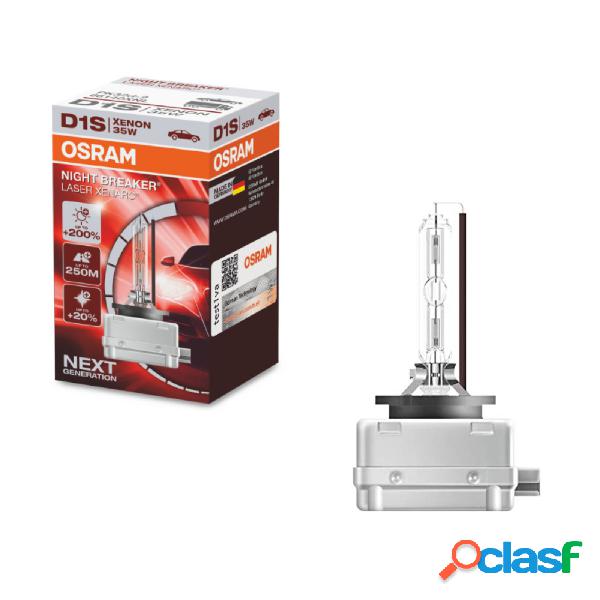 Lampadina Xeno Osram D1S Night Breaker Laser +200% 35W