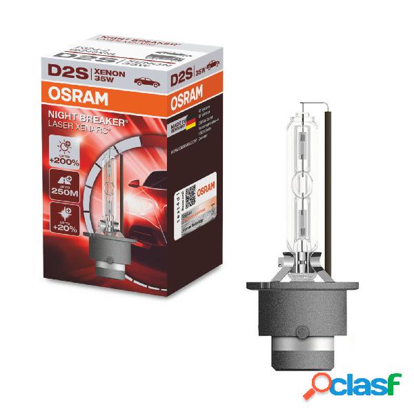 Lampadina Xeno Osram D2S Night Breaker Laser +200% 35W