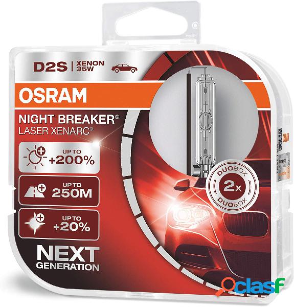 Lampadine Xeno Osram D2S Night Breaker Laser +200% 35W