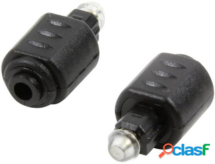 LogiLink CA1016 Toslink Audio Adattatore Nero