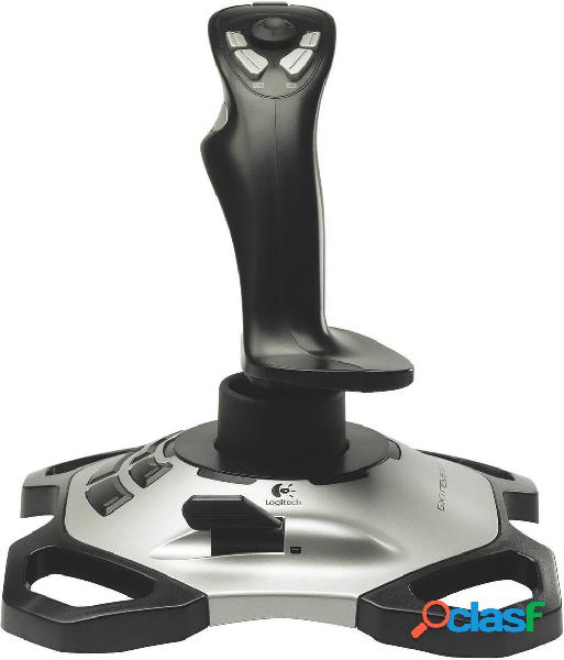 Logitech Gaming Extreme 3D Pro Joystick USB PC Nero, Argento