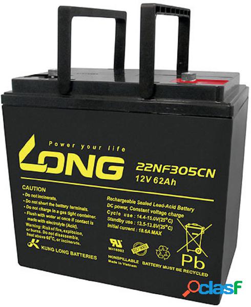 Long 22NF305CNE 22NF305CNE Batteria al piombo 12 V 62 Ah