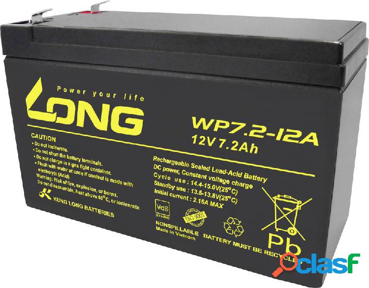 Long WP7.2-12A/F2 WP7.2-12A/F2 Batteria al piombo 12 V 7.2