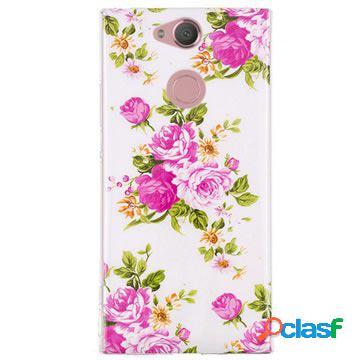 Luminosa custodia in TPU per Sony Xperia XA2 - Rose