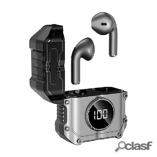 M2 TWS bluetooth 5.2 Wireless Auricolare 300mAh LED Power