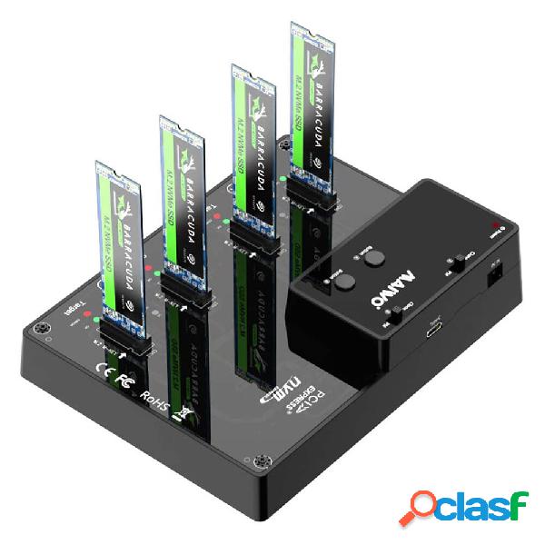 MAIWO K3015P2 Docking station NVME 2/4-Bay Type- C a NVME