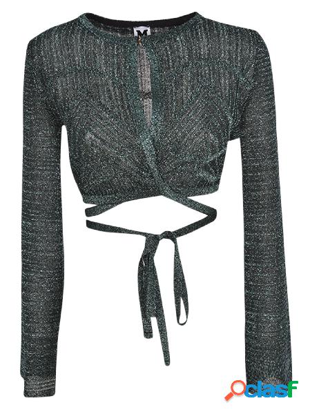 MISSONI TOP DONNA 2DM000202K000WL600H FIBRE SINTETICHE VERDE