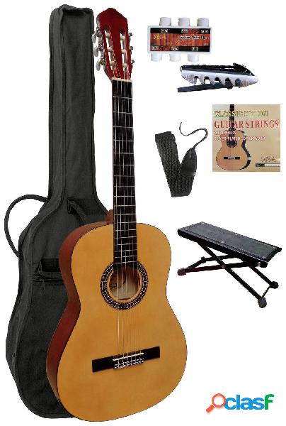 MSA Musikinstrumente C22 Kit chitarra classica 4/4 Naturale