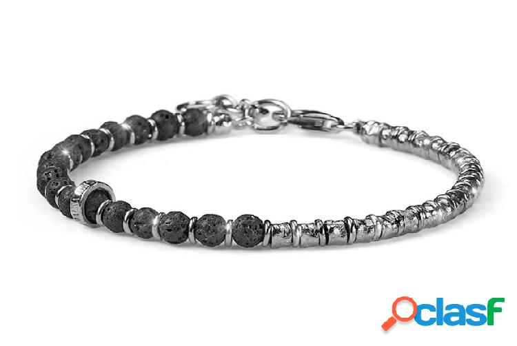 Maria Cristina Sterling Bracciale Snake argento con perle di